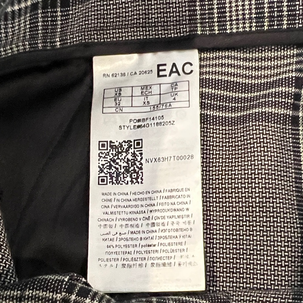 Marciano Gray Plaid Pants NWT - Picture 5 of 7
